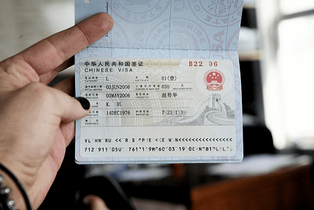 Tipos de visto chinês