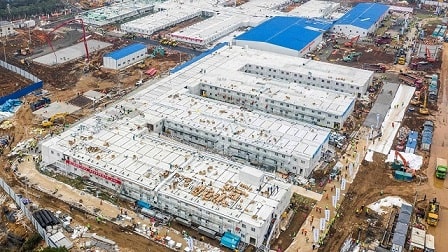 Qual o novo hospital da China?