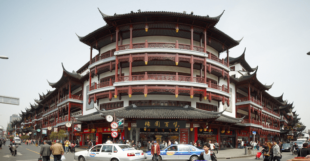 A cidade velha de Xangai
