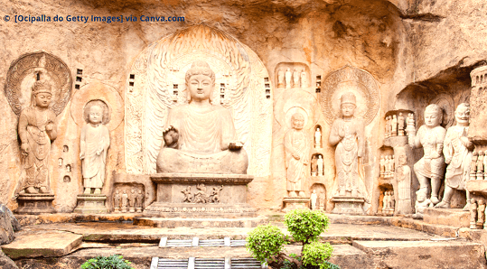 Grutas de Longmen na China