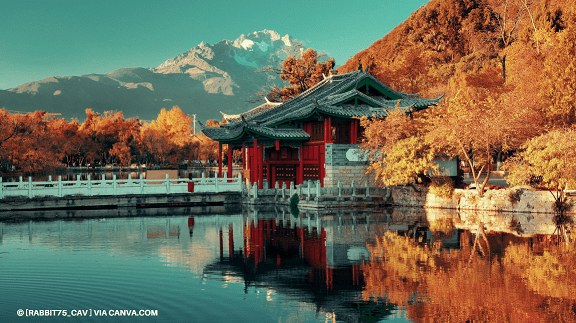 Black Dragon Pool em Lijiang